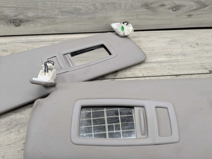 12-20 OEM BMW F30 F31 F34 F36 Front Left Right Interior Sun Visor Pair SET Grey