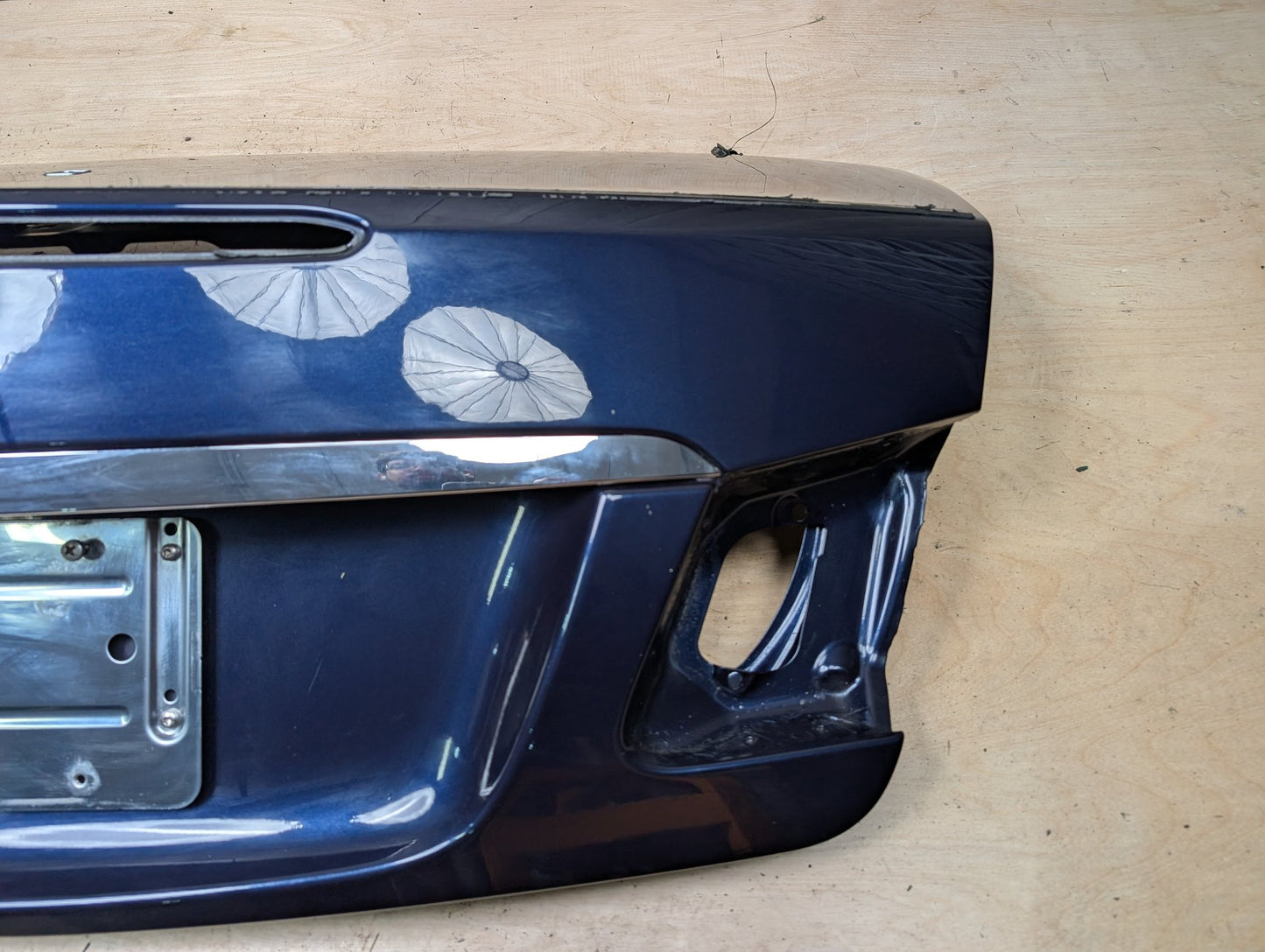 11-17 OEM Mercedes A207 C07 W207 E350 E400 E550 Trunk Lid Panel Deck Shell Blue Blue 890