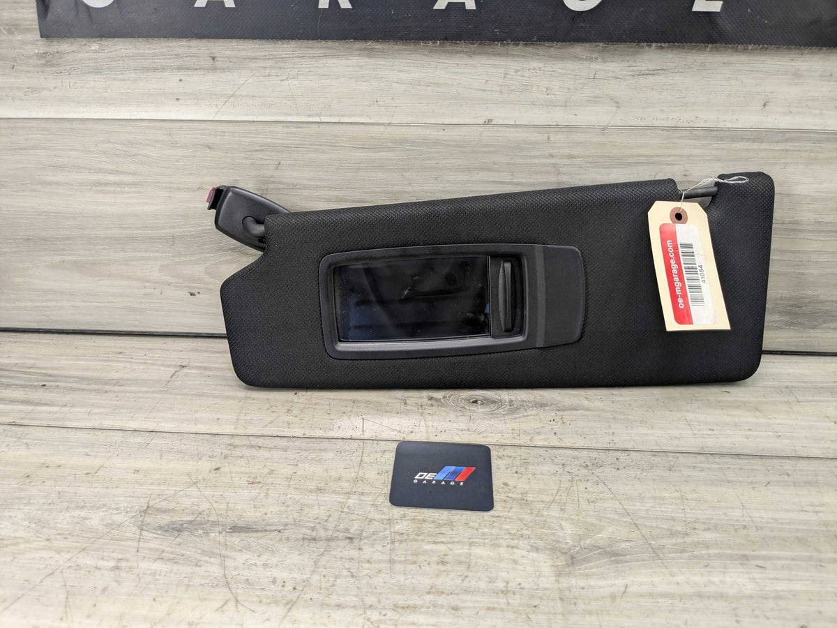 17-20 OEM BMW F90 G30 530 540 M550 M5 Interior Left Driver Sun Visor Shade Black