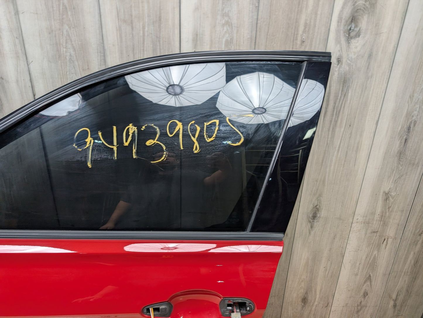 OEM BMW F30 F80 328 330 335 340 M3 Front Left Driver Door Shell Panel Red A75 MELBOURNEROT METALLIC (A75)