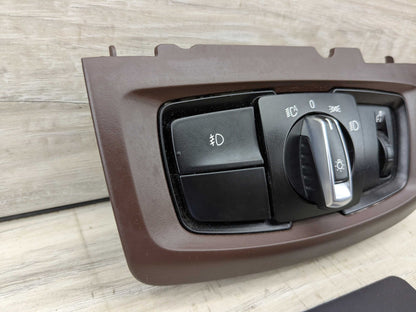 OEM BMW F15 F16 F85 F86 X5 X6 Headlight Switch Control Panel Light Module WINE