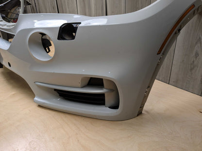 NOTE* 14-18 OEM BMW F15 X5 Front Bumper Cover Panel White 300 White ALPINWEISS III (300)
