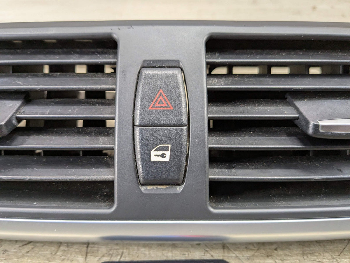 07-14 OEM BMW E70 E71 X5 X6 X5M X6M Dash Center AC Air Vent Grille Hazard Black