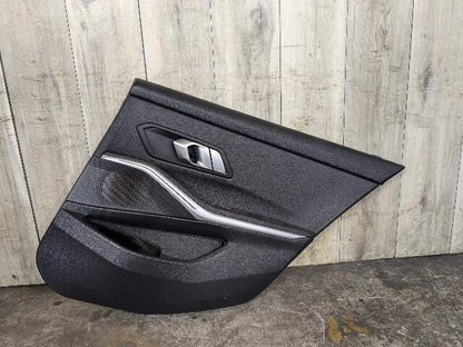 OEM BMW G20 330 M340 REAR Right Passenger Interior Door Panel Card Cover Black