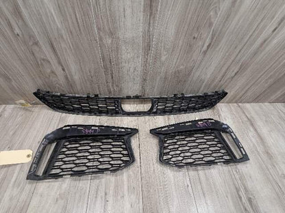 17-20 OEM BMW G30 Front Bumper Lower Center Left Right Driver Passenger Grille Trim Black