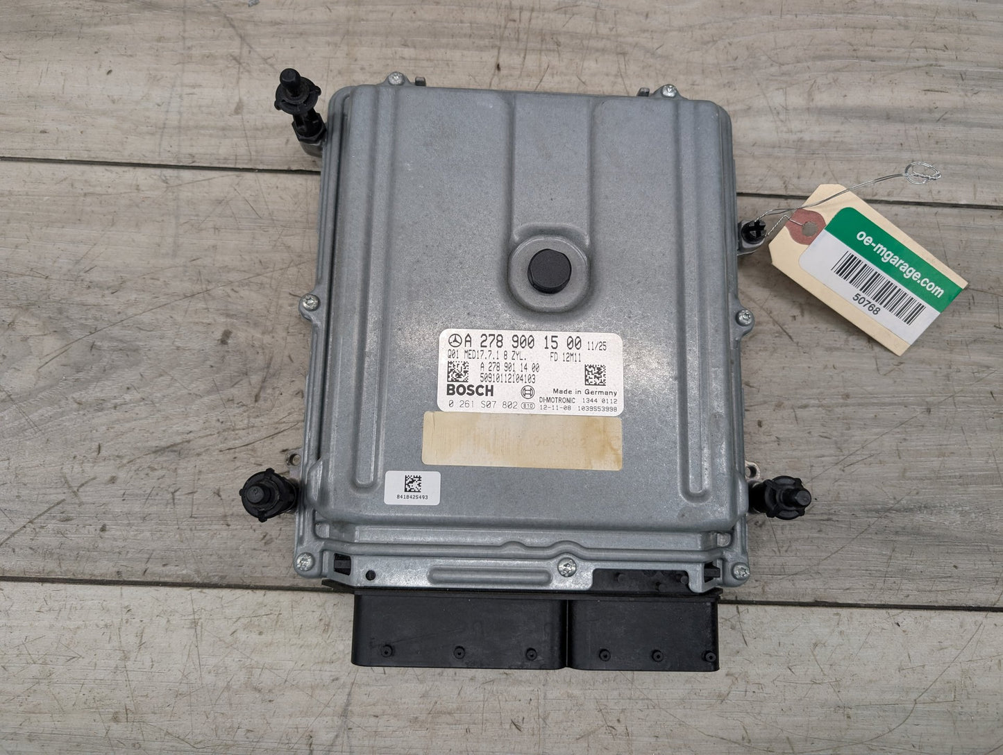 2009-2017 Mercedes-Benz E-Class A207 E550 M278 Engine Motor ECU DME Computer Module A2789001500
