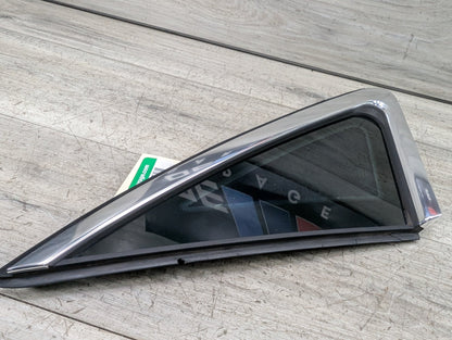 17-19 OEM AUDI A4 B9 S4 Rear Left Driver Side Quarter Window Glass