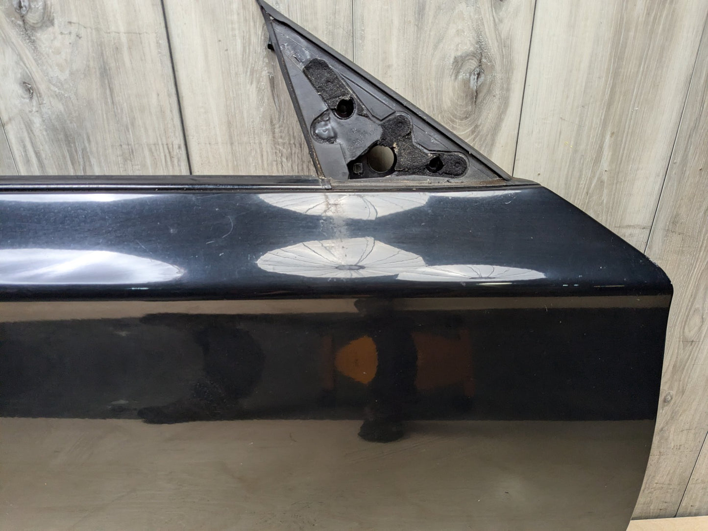 08-13 OEM BMW E82 E88 128 135 Front Right Passenger Door Shell Panel Black 668 SCHWARZ II (668)