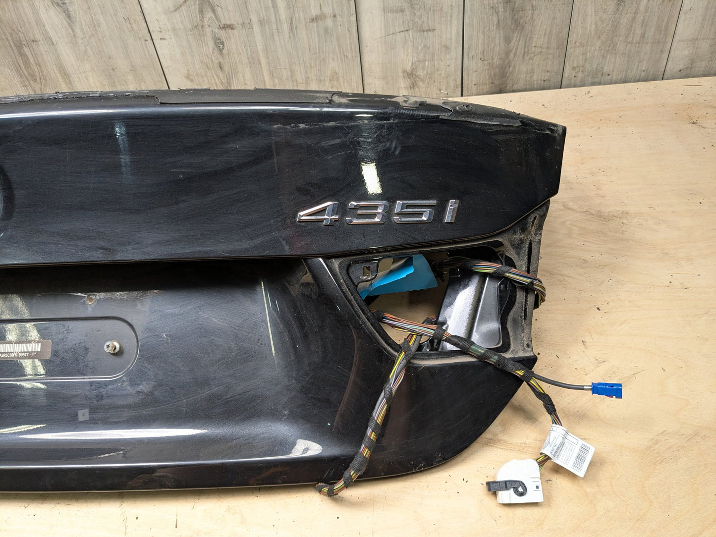 14-20 OEM BMW F32 428 430 435 440 Rear Trunk Lid Panel Deck Shell Black 475 BLACK SAPPHIRE METALLIC (475)