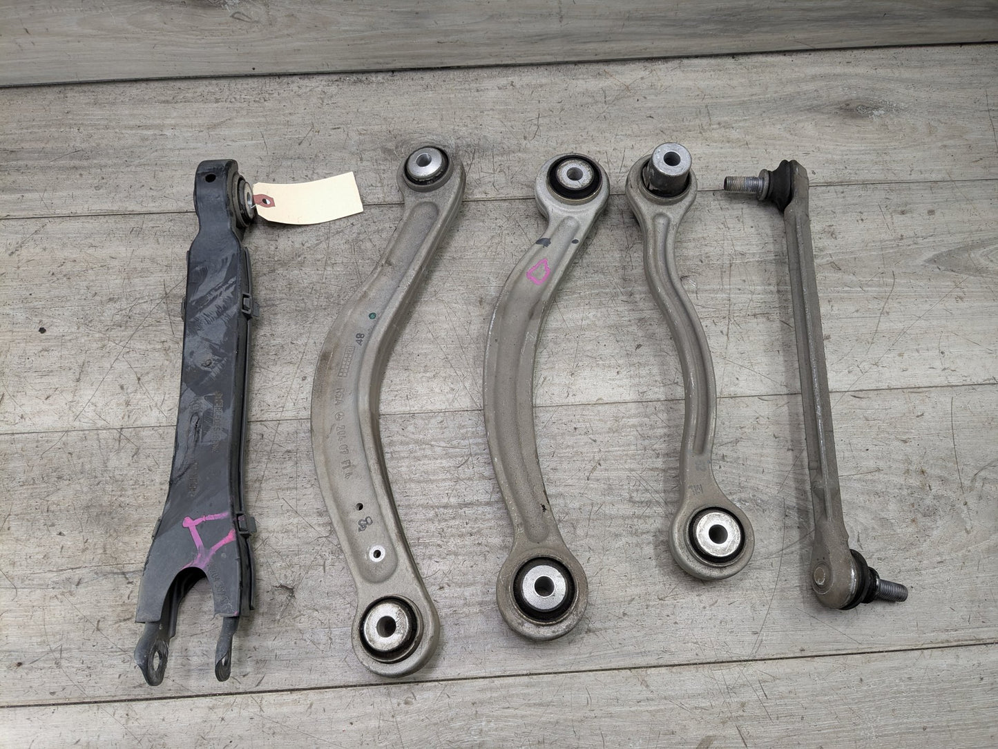 2009-2017 Mercedes-Benz E550 E-Class A207 Rear Left Driver Control Arms SET a2043521488