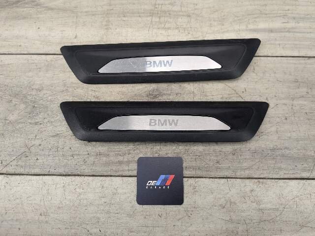 *12-20 OEM BMW F30 F34 F36 Front Rear Left Right Door Sill Cover Trims SET
