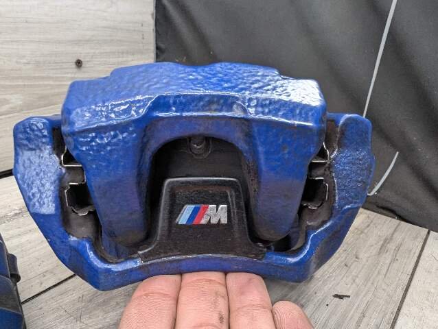 17-23 OEM BMW G30 530 540 M550 Front Rear Left Right Brake Calipers SET Blue