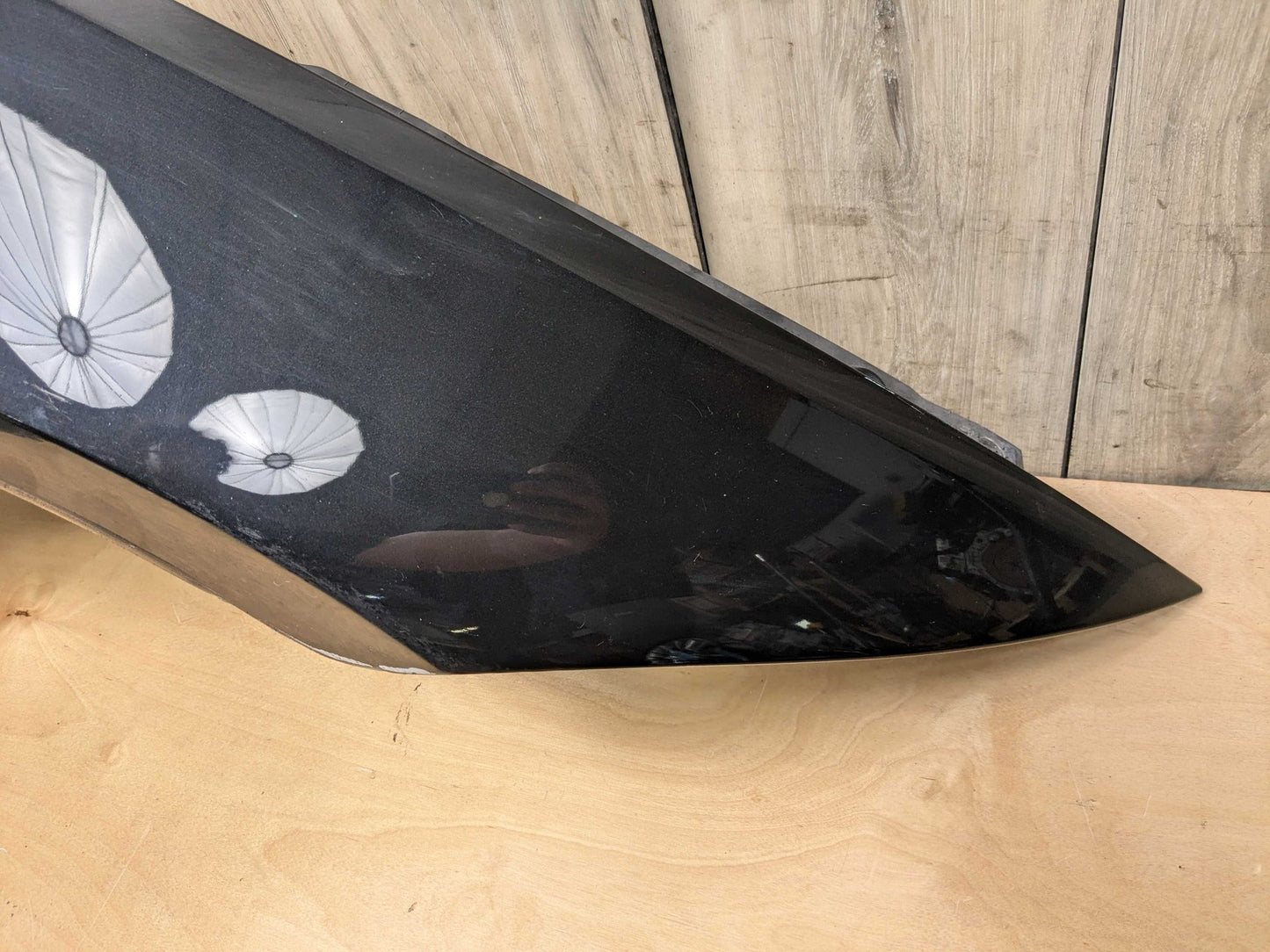 *07-13 OEM BMW E92 E93 328 335 Right Passenger Side Fender Panel Black 475 BLACK SAPPHIRE METALLIC (475)