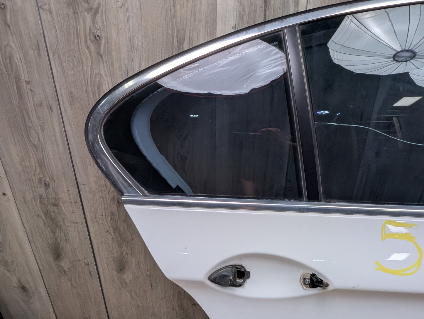 *11-16 OEM BMW F10 528 535 Sedan Rear Right Passenger Door Shell Panel White White 300