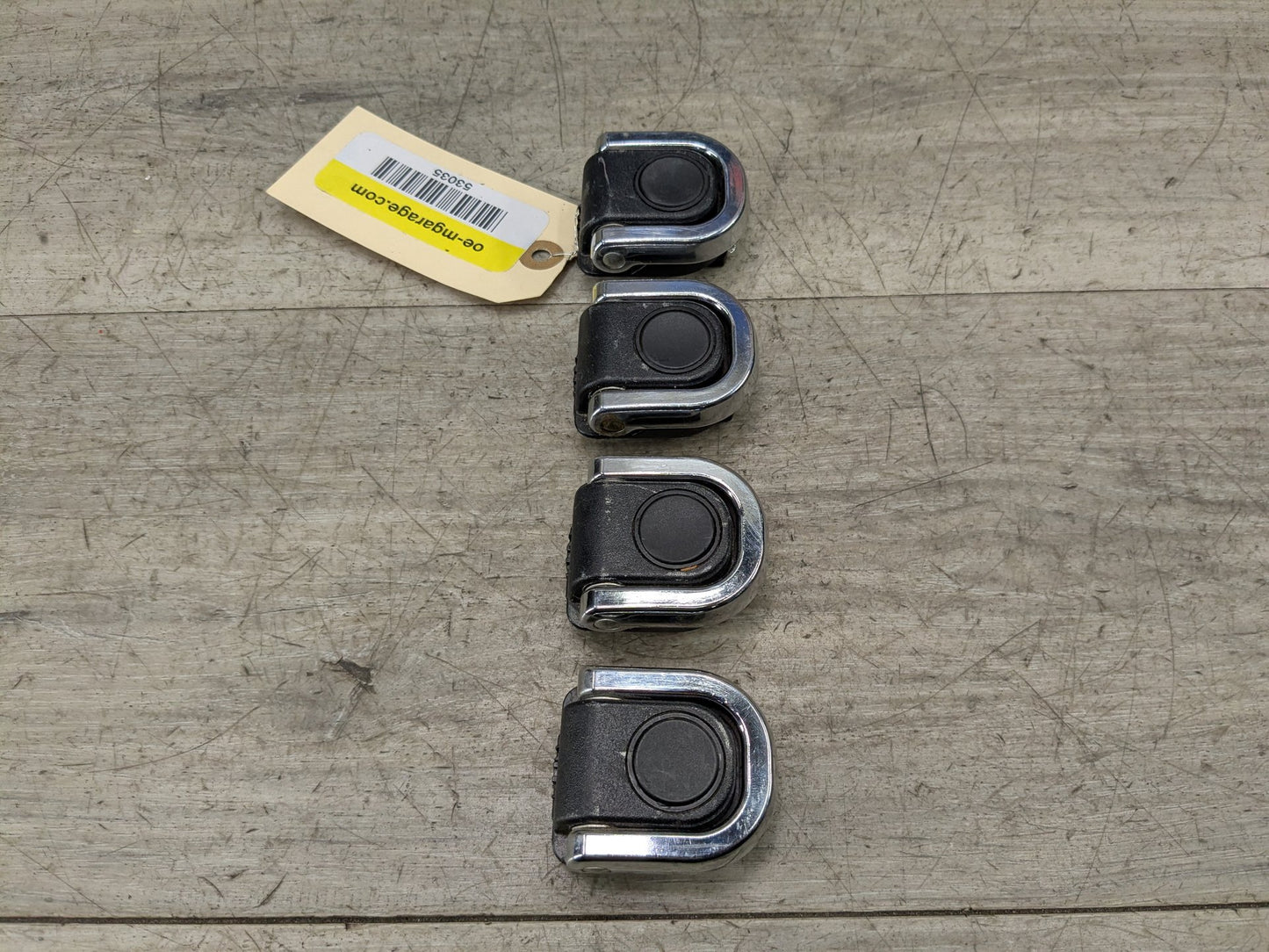 OEM BMW E70 E83 F15 F25 G01 X3 X5 Trunk Cargo Latch Tie Down Hook Clasp Ring (4)