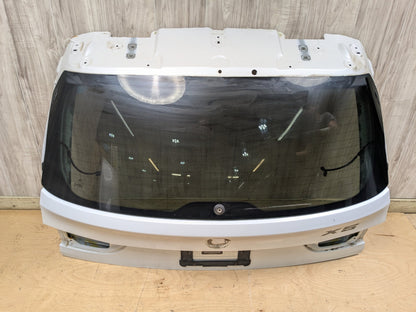 14-18 OEM BMW F15 F85 X5 X5M Rear Liftgate Tailgate Trunk Lid Gate Door Shell MINERALWEISS METALLIC (A96)