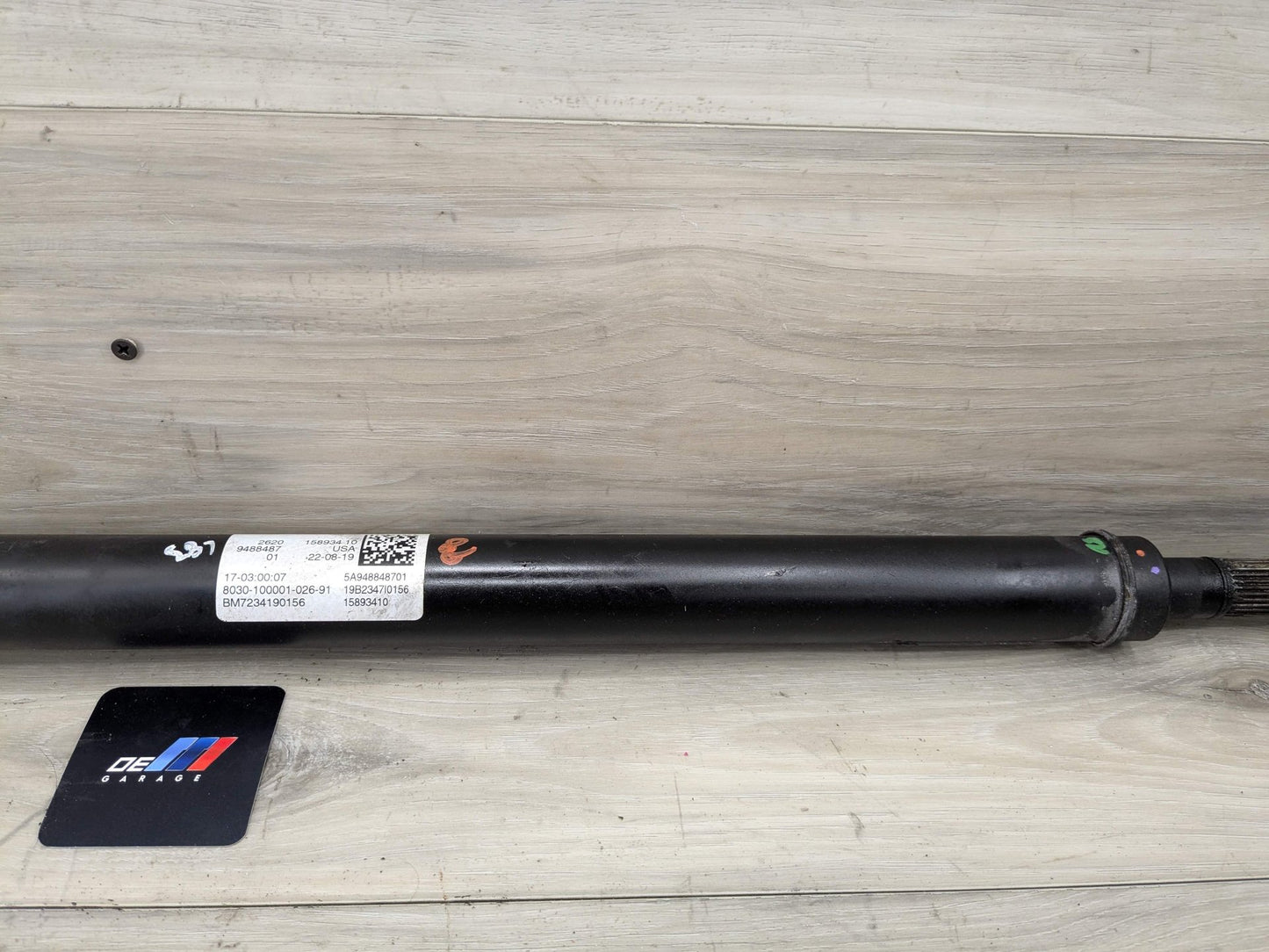 2020 BMW 330i G20 Front Propeller Driveshaft Drive Shaft 9488487 16-24 OEM BMW G01 G12 G14 G15 G16 G30 F90 M5 Drive Shaft Driveshaft Front Output