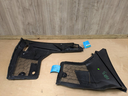 OEM Mercedes W205 Front Left Right Windshield Deflector Cowl Cover Trim PAIR