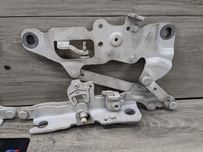 13-15 OEM BMW F01 F02 740 750 760 Hood Bonnet Left Right Side Hood Hinges SET