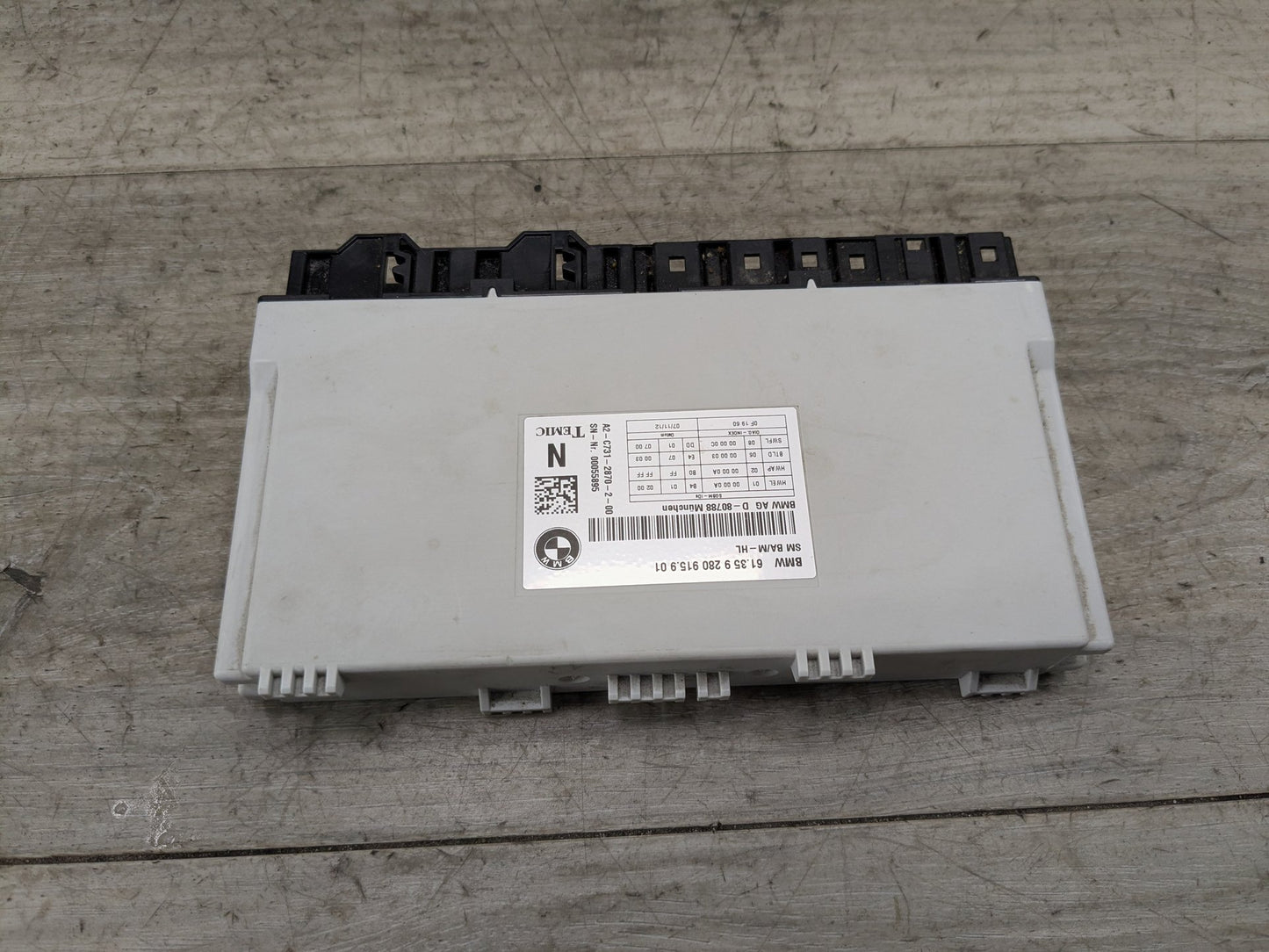 2011-2016 BMW 528i F10- Front Seat Control Module PN: 9280915