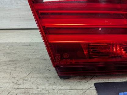 13-15 OEM BMW F01 F02 LCI 740 750 LED Rear Left Driver Side Inner Tail Light