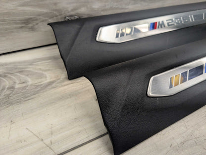 20-24 OEM BMW F44 M235i Front Left Right Door Sill Plate Molding Trim PAIR