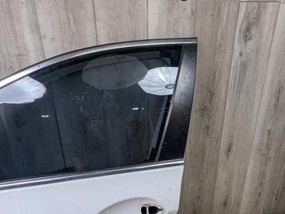 *11-16 OEM BMW F10 528 535 Sedan Front Left Driver Door Shell Panel White White 300