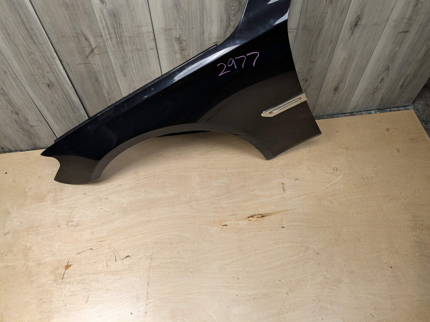 09-15 OEM BMW F01 F02 740 750 Front Left Driver Side Fender Panel Black 475 Black BLACK SAPPHIRE METALLIC (475)