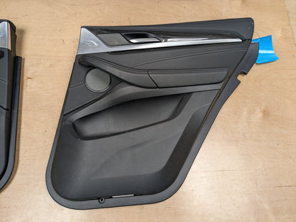 *OEM BMW F97 G01 X3 X3M Front Rear Left Right Door Panel Cards SET CARBON FIBER