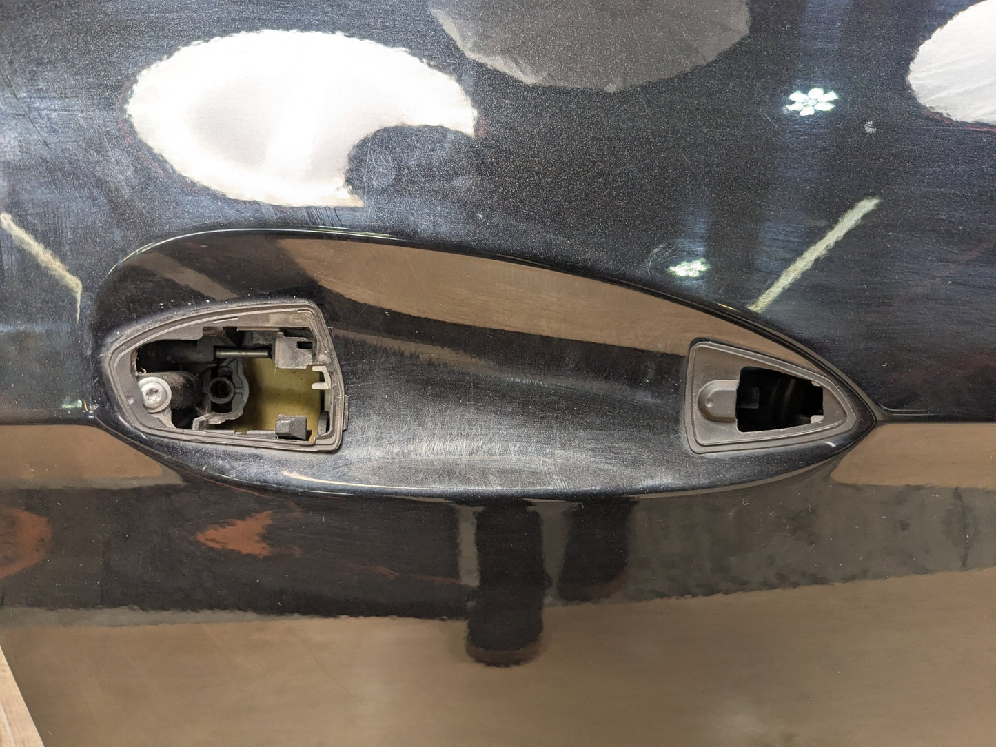 OEM Mercedes W212 E350 E400 E550 Front Right Passenger Door Shell Panel Black 197 (Obsidian black- Metallic finish)