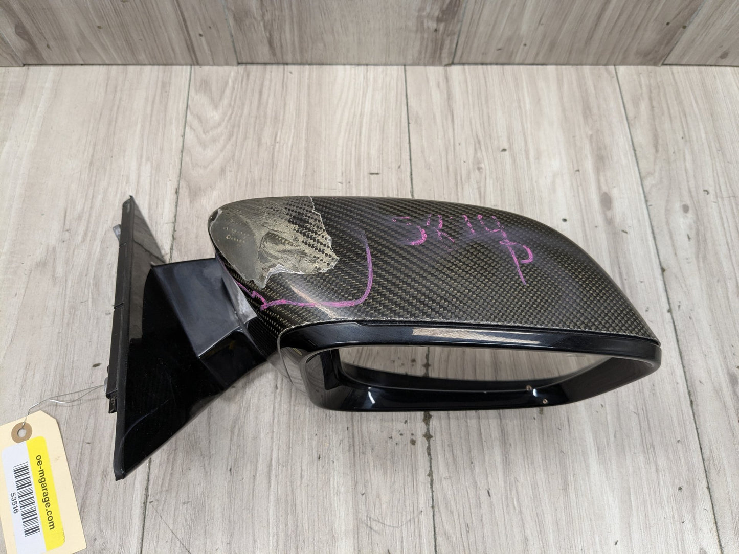 2017-2023 BMW M550i G30 Front Right Passenger Side Mirror Assembly 7485264 *17-23 OEM BMW G30 530 540 M550 Right Passenger Side Mirror Blind Spot SHADOW GLOSS