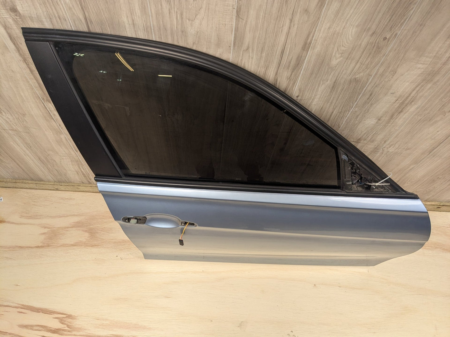 OEM BMW F30 F80 328 330 335 340 M3 Front Right Passenger Door Shell Panel Blue LIQUID BLUE METALLIC (B40)