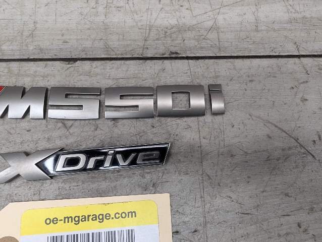 17-23 OEM BMW G30 530 540 M550 Trunk Lid Emblem Letters XDrive M550i