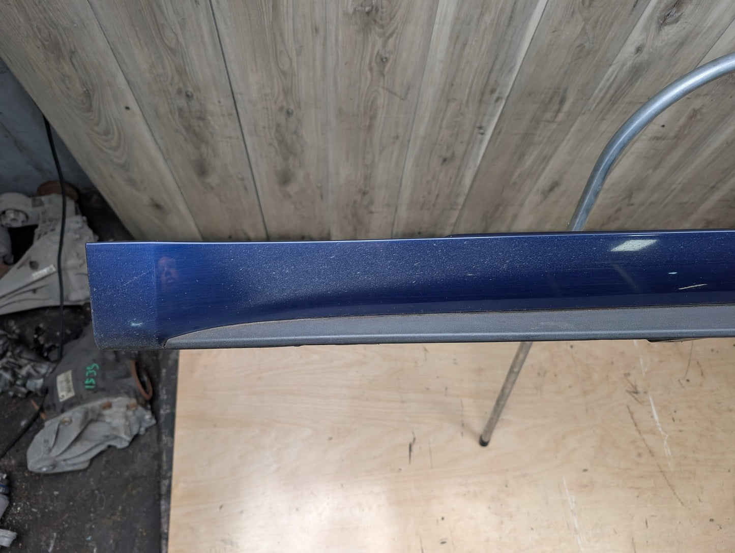 *18-19 OEM Audi A5 S5 B9- Left Driver Side Skirt Rocker Panel Blue PN: 8W6853855A