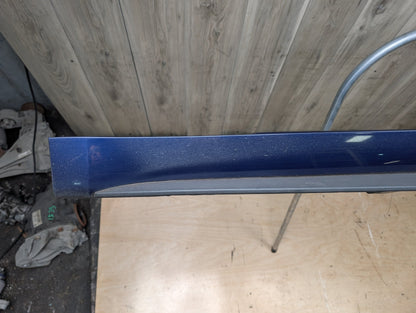 *18-19 OEM Audi A5 S5 B9- Left Driver Side Skirt Rocker Panel Blue PN: 8W6853855A