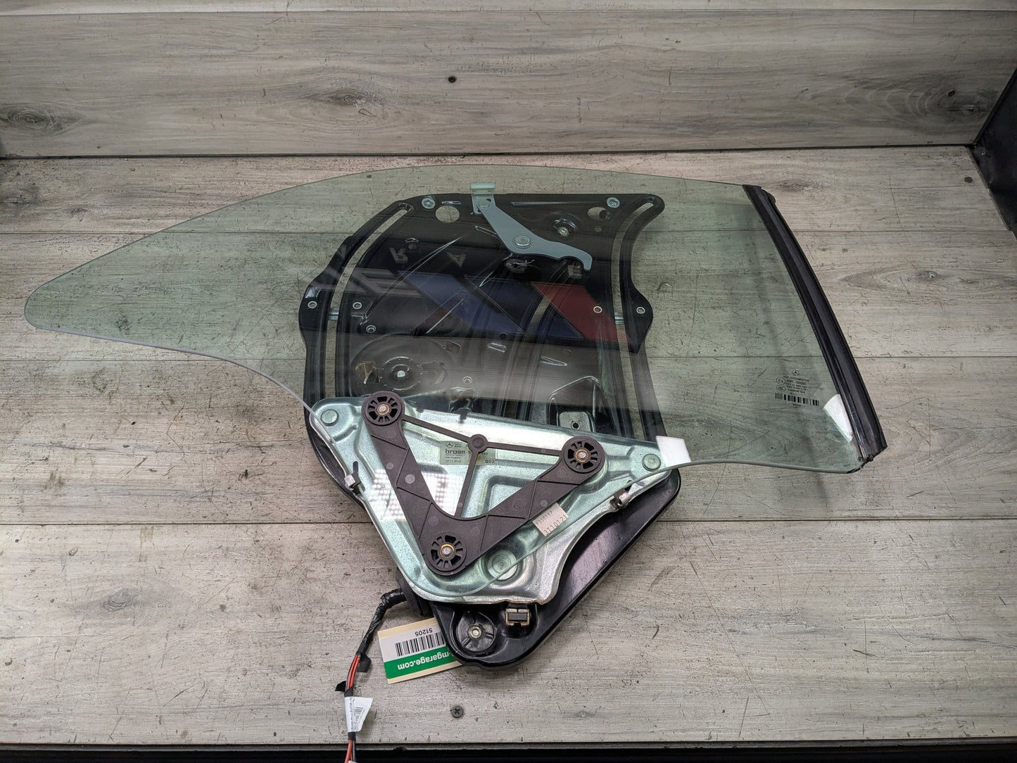 2009-2017 Mercedes-Benz E550 E-Class A207 Rear Right Passenger Window Glass Regulator w/ Motor A2076701603
