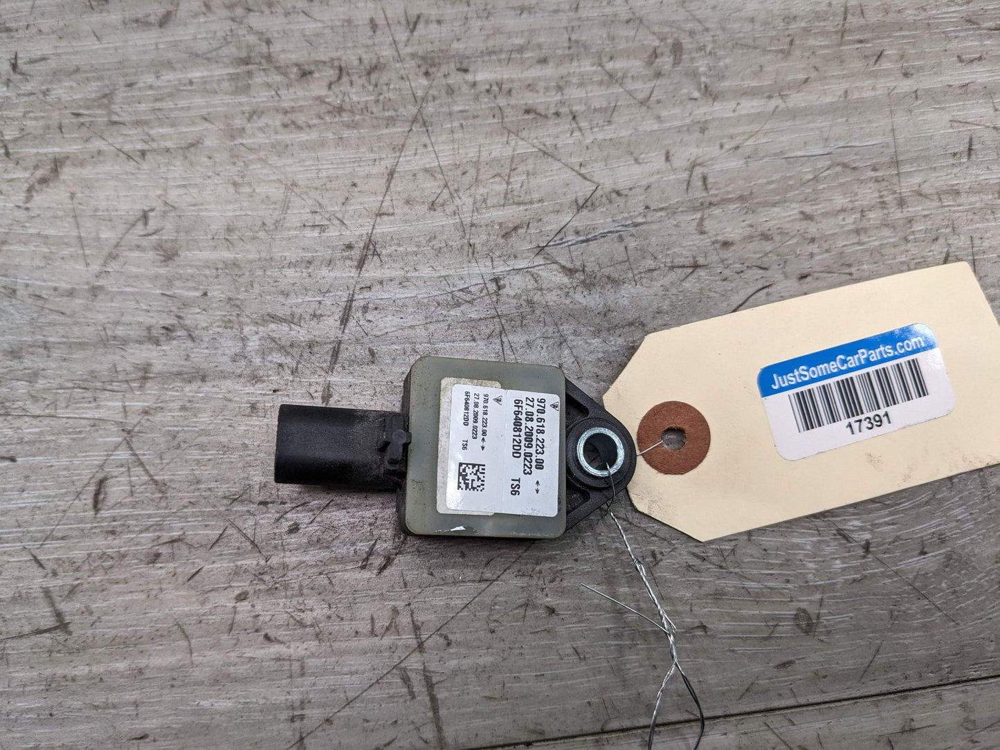 2010 Porsche Panamera - Airbag Deployment Accelerator Crash Impact Side Sensor PN: 970618223