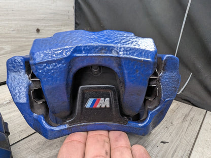 17-23 OEM BMW G30 540 M550 Front Rear Left Right Brake M SPORT Calipers SET Blue