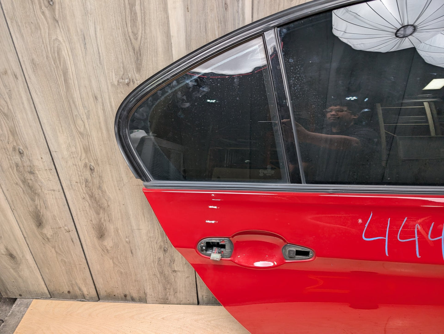OEM BMW F30 F80 328 330 335 340 M3 Rear Right Passenger Door Shell Panel Red MELBOURNEROT METALLIC (A75)