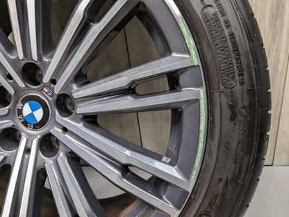 *19-24 OEM BMW G20 330 M340 Front Rim Wheel 18x7.5 ET25 Double Spoke Style 790M