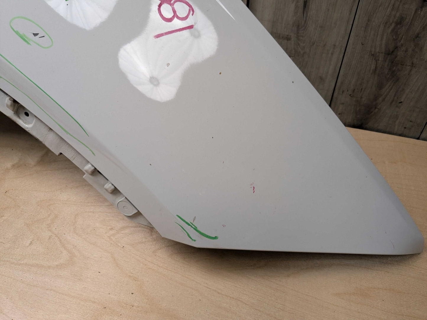 *NOTE* 14-18 OEM BMW F15 X5 Front Right Passenger Side Fender Panel White 300 White ALPINWEISS III (300)