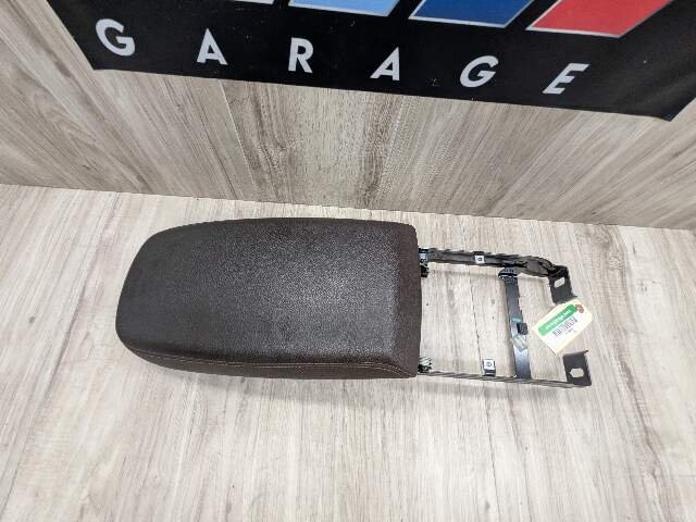OEM BMW F25 F26 X3 X4 Front Center Console Armrest Arm Rest w/ Bracket Mocha