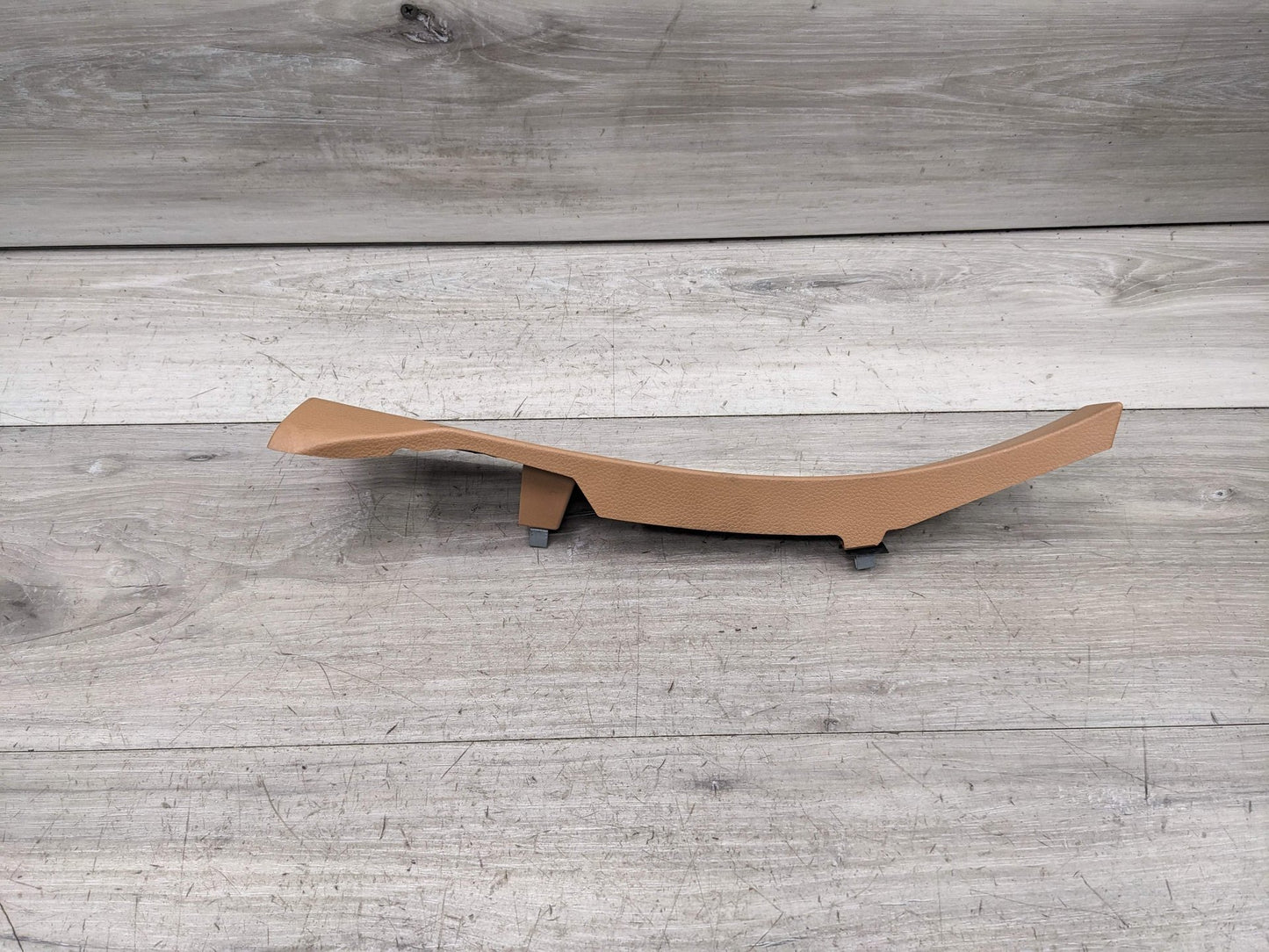 10-16 OEM Porsche Panamera Front Left Driver Side A Pillar Cover Trim Beige