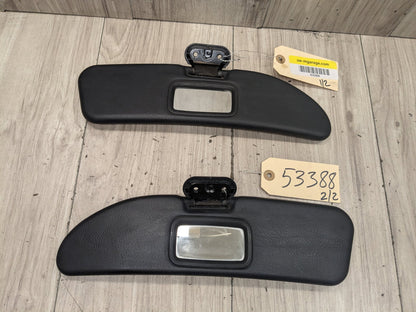 OEM BMW E36 Z3 Left Right Driver Passenger Side Interior Sun visor PAIR Black