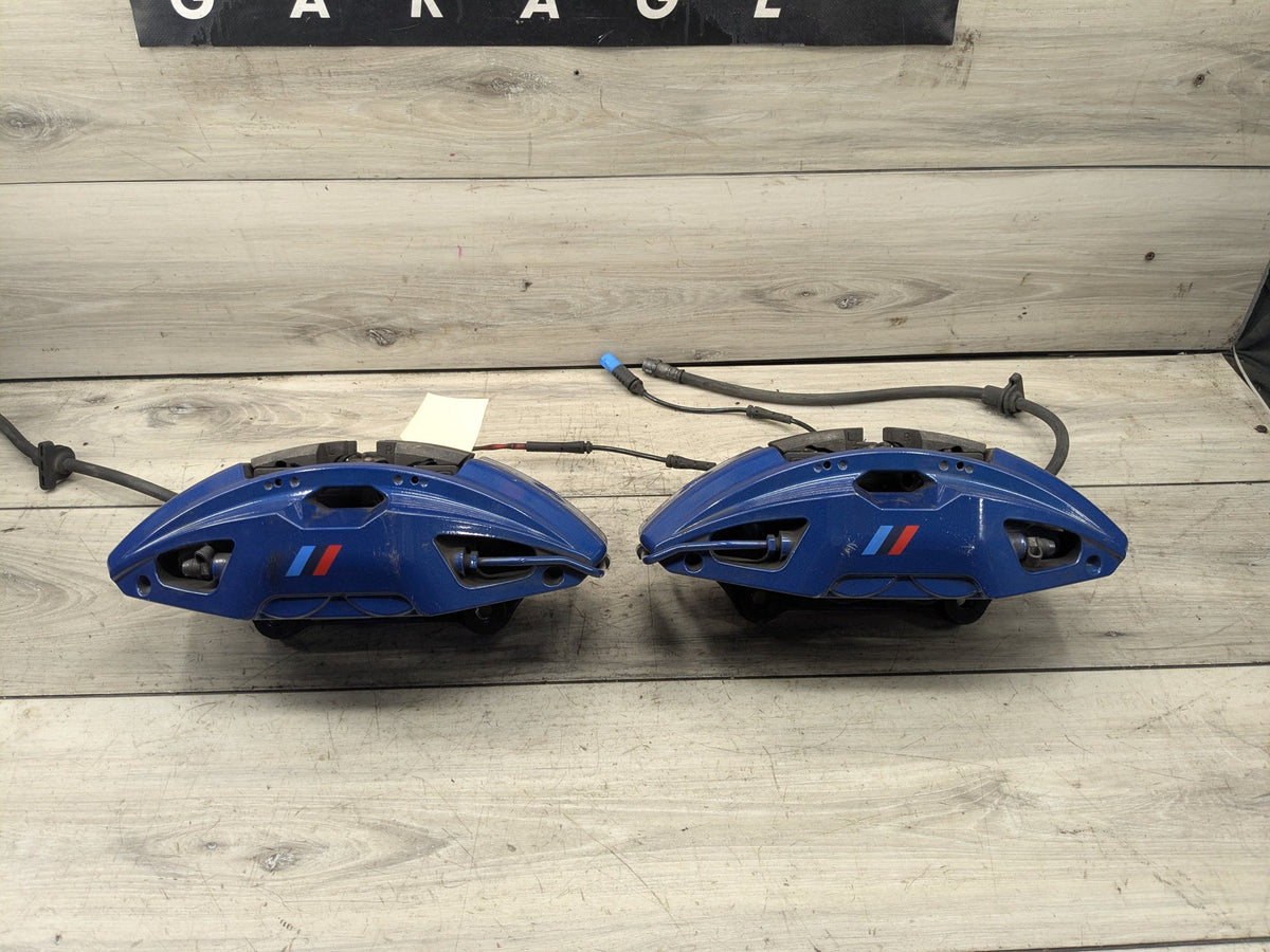 2020 BMW M340i G20 Front Rear Left Right Brake Caliper SET 6891235 OEM BMW G20 G22 G23 M240 M340 M440 Front Rear Left Right Brake Calipers SET Blue