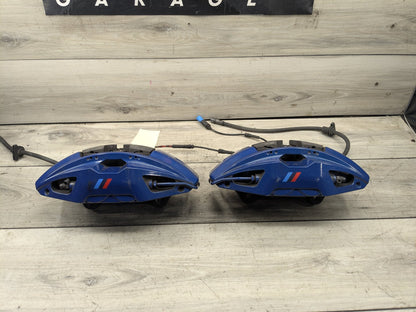 2020 BMW M340i G20 Front Rear Left Right Brake Caliper SET 6891235 OEM BMW G20 G22 G23 M240 M340 M440 Front Rear Left Right Brake Calipers SET Blue