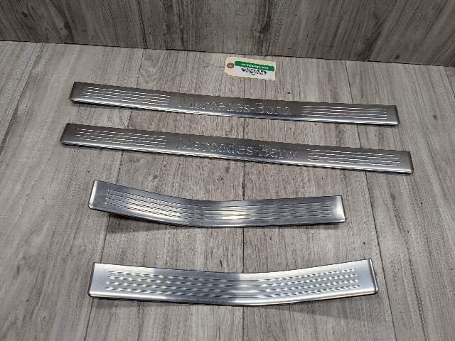 OEM Mercedes W212 E350 E550 Front Rear Left Right Door Sill Scuff Cover SET