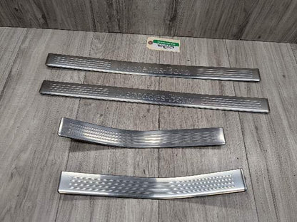 OEM Mercedes W212 E350 E550 Front Rear Left Right Door Sill Scuff Cover SET