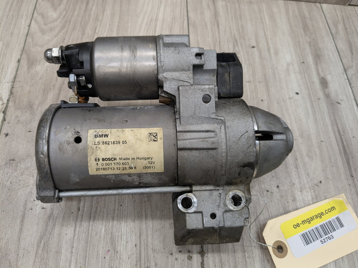 16-21 OEM BMW F22 F30 F32 F33 F36 G01 G30 330 430 530 Engine B46 Starter Motor