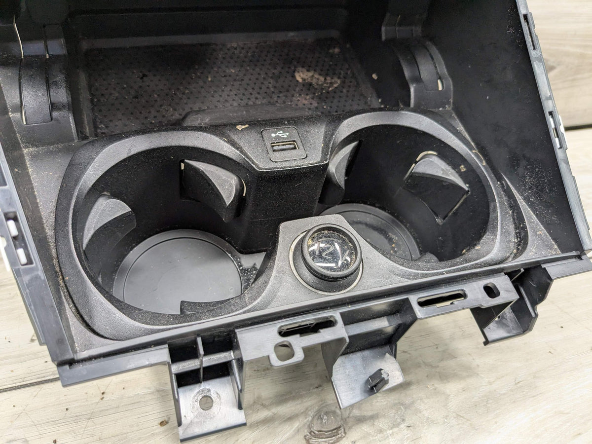19-24 OEM BMW G20 330 M340 Center Console Cup Holder Storage Aluminum